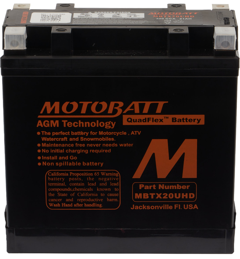 Motobatt Battery Quadflex AGM - MBTX20UHD