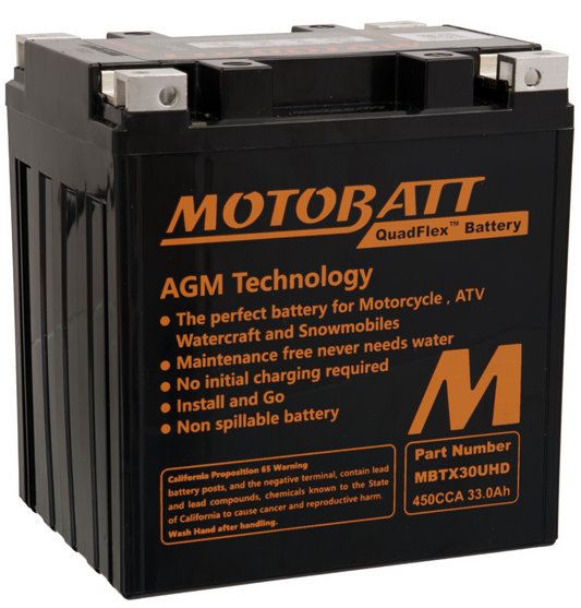 Motobatt Battery Quadflex AGM - MBTX30UHD
