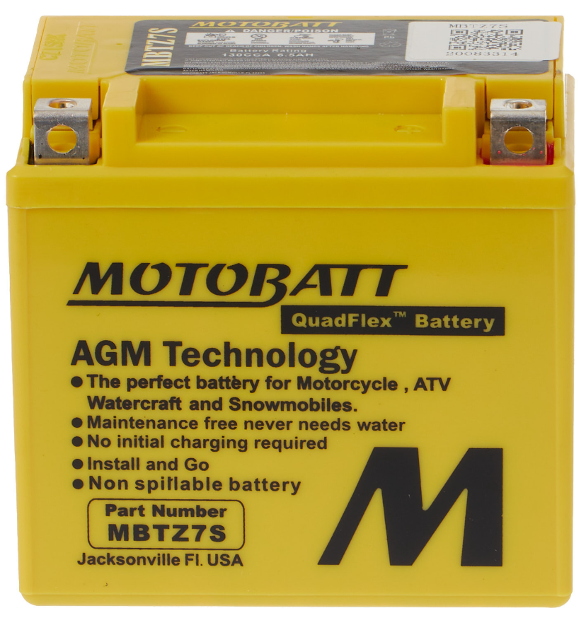 Motobatt Battery Quadflex AGM - MBTZ7S